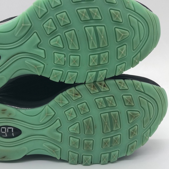 Nike Air Max 97 Matrix 921826-017 Green, Black Good Condition used size mens 7.5 - Picture 8 of 10